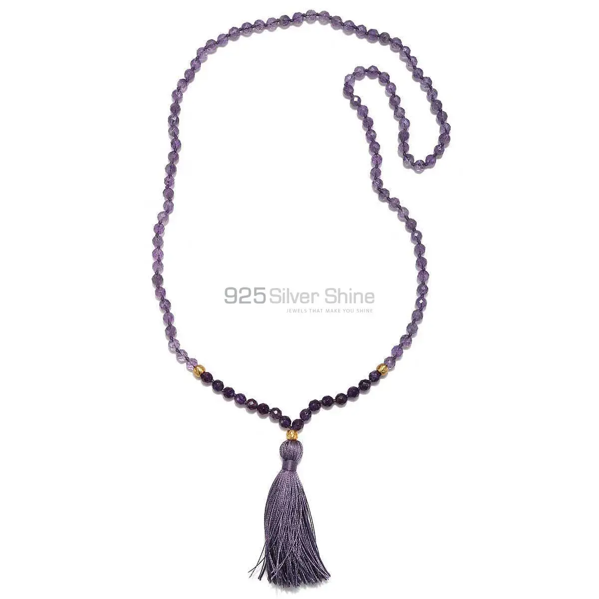 108 Beads Amethyst Meditation Mala Necklace 925MBC109_0