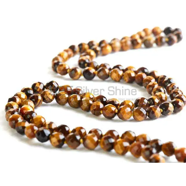 108 Beads Red Tiger's Eye Meditation Mala Necklace 925MBC126_0