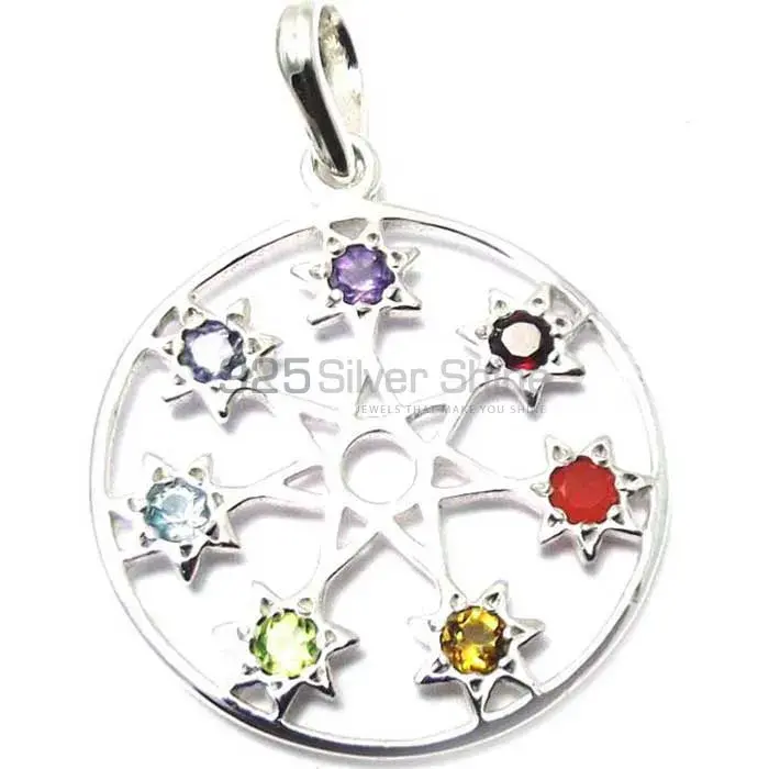 5 Star New Designs Chakra Pendant Jewelry With Sterling Silver SSCP141