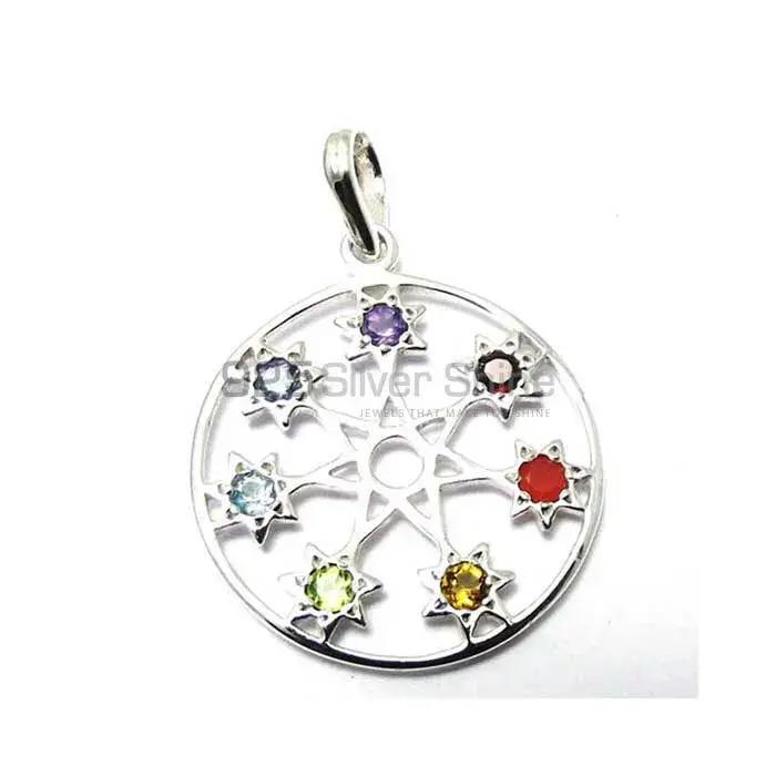5 Star New Designs Chakra Pendant Jewelry With Sterling Silver SSCP141_1