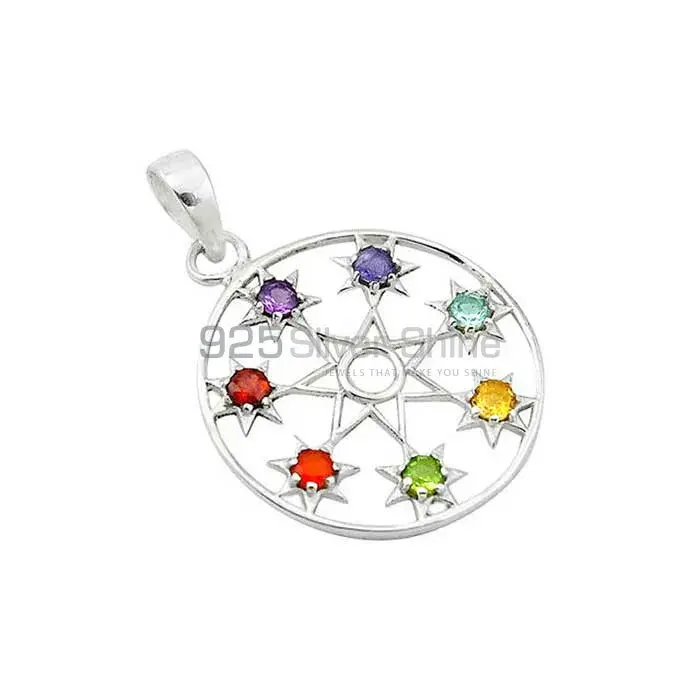 5 Star New Designs Chakra Pendant Jewelry With Sterling Silver SSCP141_2