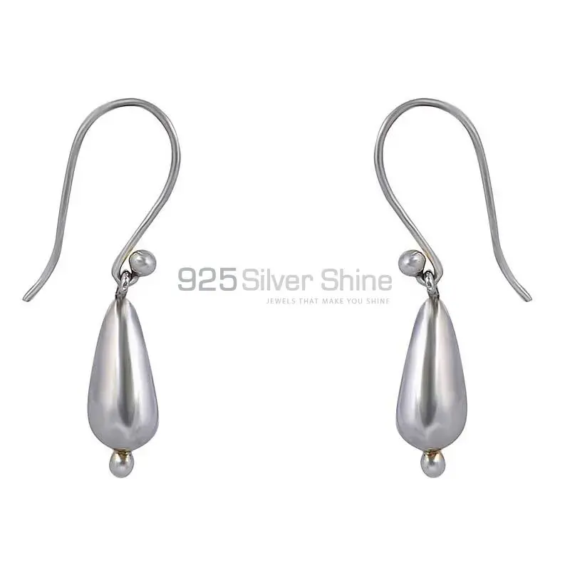 925 Fine Plain Silver Earring Suppliers 925SE151