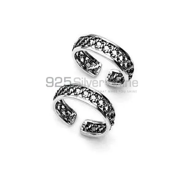 925 Silver Plain Toe Ring Jewelry