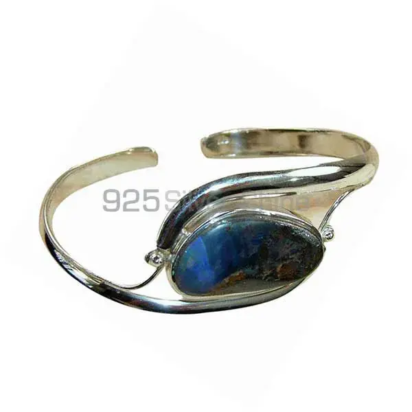 925 Solid Silver Cuff Bangles Or Bracelets In Agate Gemstone 925SSB126