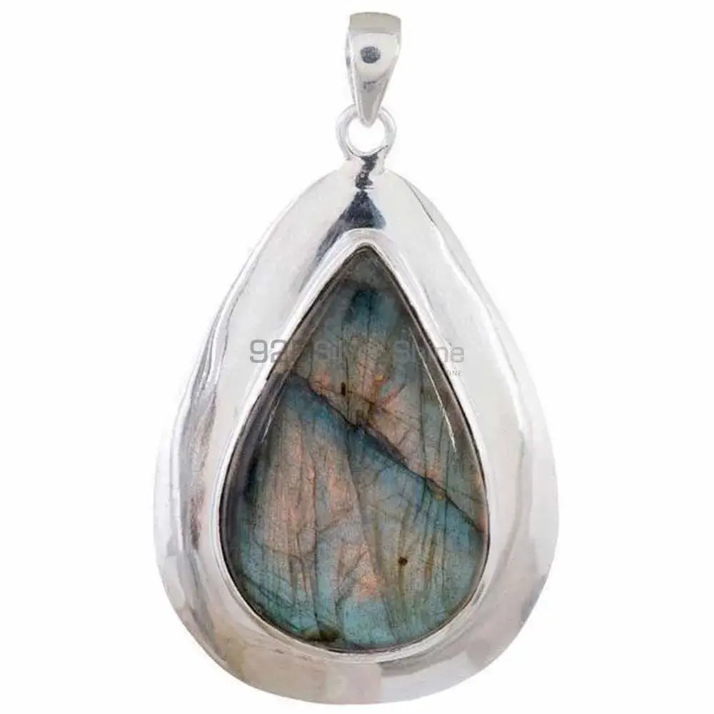925 Solid Silver Pendants In Labradorite Gemstone Jewelry 925SP205_0
