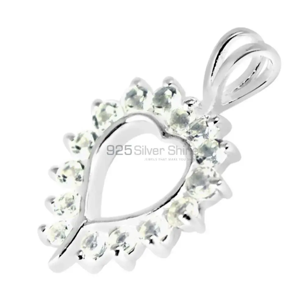 925 Solid Silver Pendants Exporters In Rainbow Gemstone Jewelry 925SP238-1_0