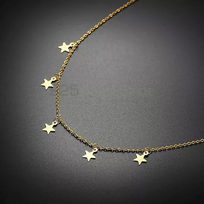 925 Solid Silver Star Charm Necklace Thoughtful Gift For Her STMN508_0