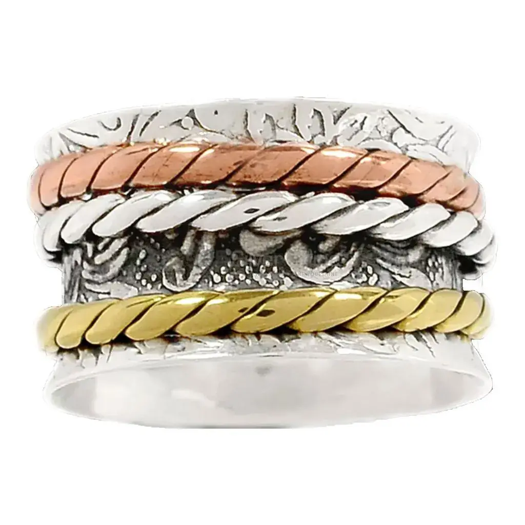 925 Stamped Handmade Spinner Rings SMR106
