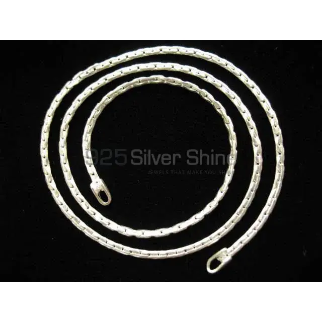 925 Sterling Silver 14"-24" Chain Necklace 3MM 925CHAIN138