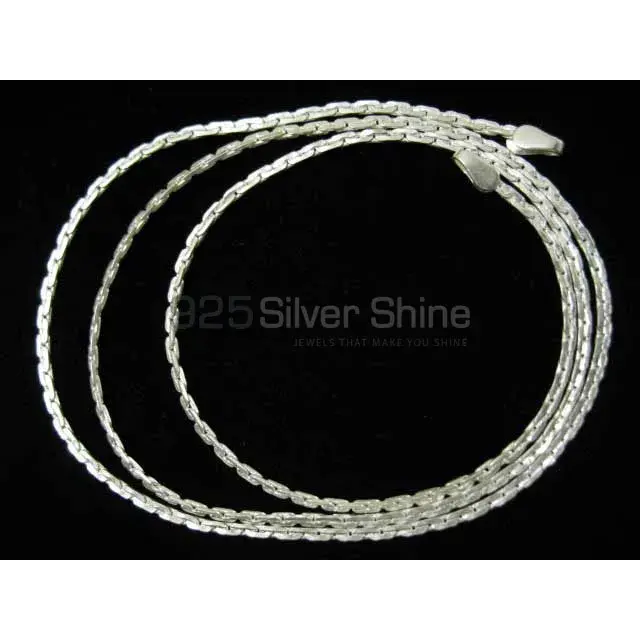 925 Sterling Silver 14"-24" Designer Chain Necklace 3MM 925CHAIN140