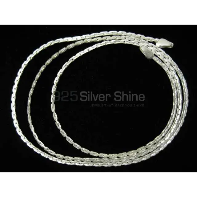 925 Sterling Silver 14"-24" Chain Necklace 3MM 925CHAIN140