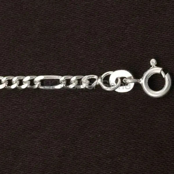 925 Sterling Silver 14"-24" Figaro Chain Necklace 4MM 925CHIAN148