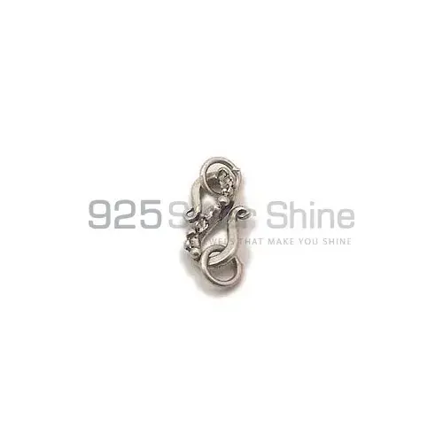 925 Sterling Silver, 14.7x8.7x1.5mm double-sided flat S-hook. Sold Per Package of 10-925SSH105