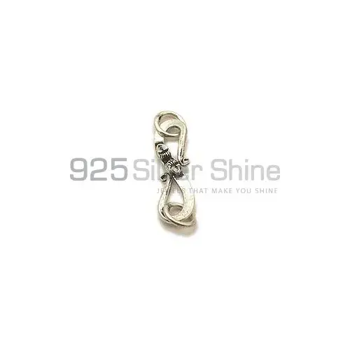 925 Sterling Silver, 22.6x7.2x1.3mm double-sided flat S-Hook. Sold Per Package of 10-925SSH108