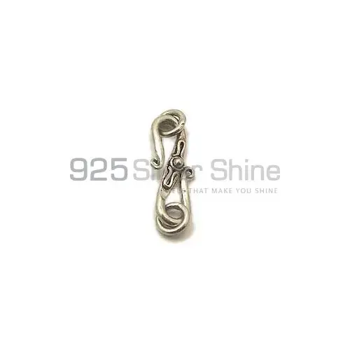 925 Sterling Silver, 23.2x8.8x1.9mm double-sided flat S-hook. Sold Per Package of 10-925SSH111