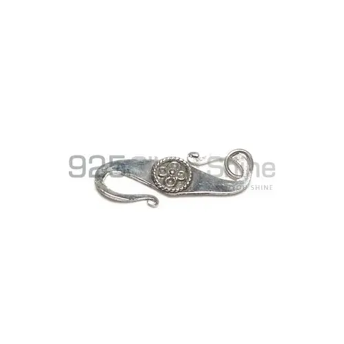 925 Sterling Silver, 28.4x11.3mm double-sided flat S-hook. Sold Per Package of 10-925SSH100