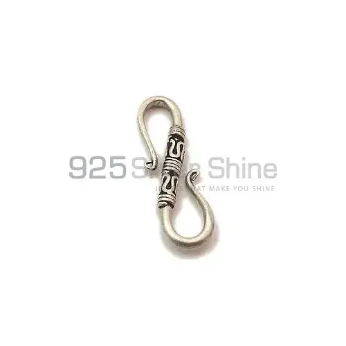 925 Sterling Silver, 29.4x8.7x1.9mm double-sided flat S-hook. Sold Per Package of 10-925SSH106