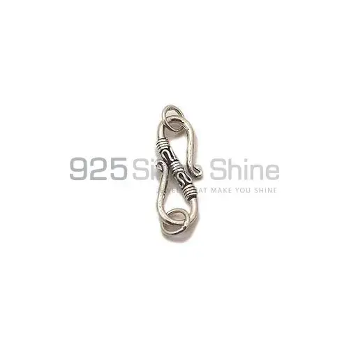 925 Sterling Silver, 29.7x11.4x1.8mm double-sided flat S-hook. Sold Per Package of 10-925SSH112
