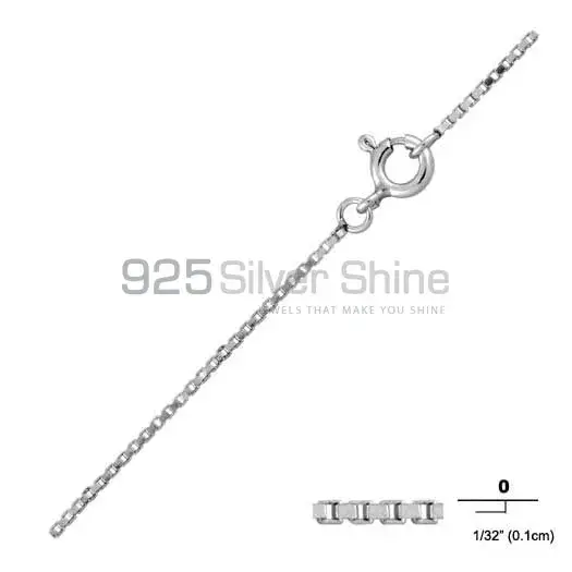 925 Sterling Silver 2mm Box Chain Necklace 925CHAIN109