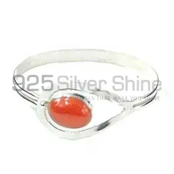 925 Sterling Silver Cuff Bangle Or Bracelets with Carnelian Gemstone 925SSB313