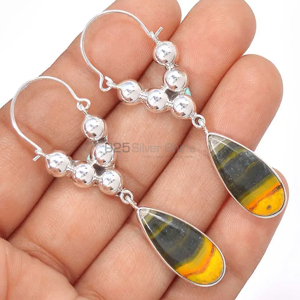 925 Sterling Silver Earrings Exporters In Natural Eclipse Gemstone 925SE3070_0