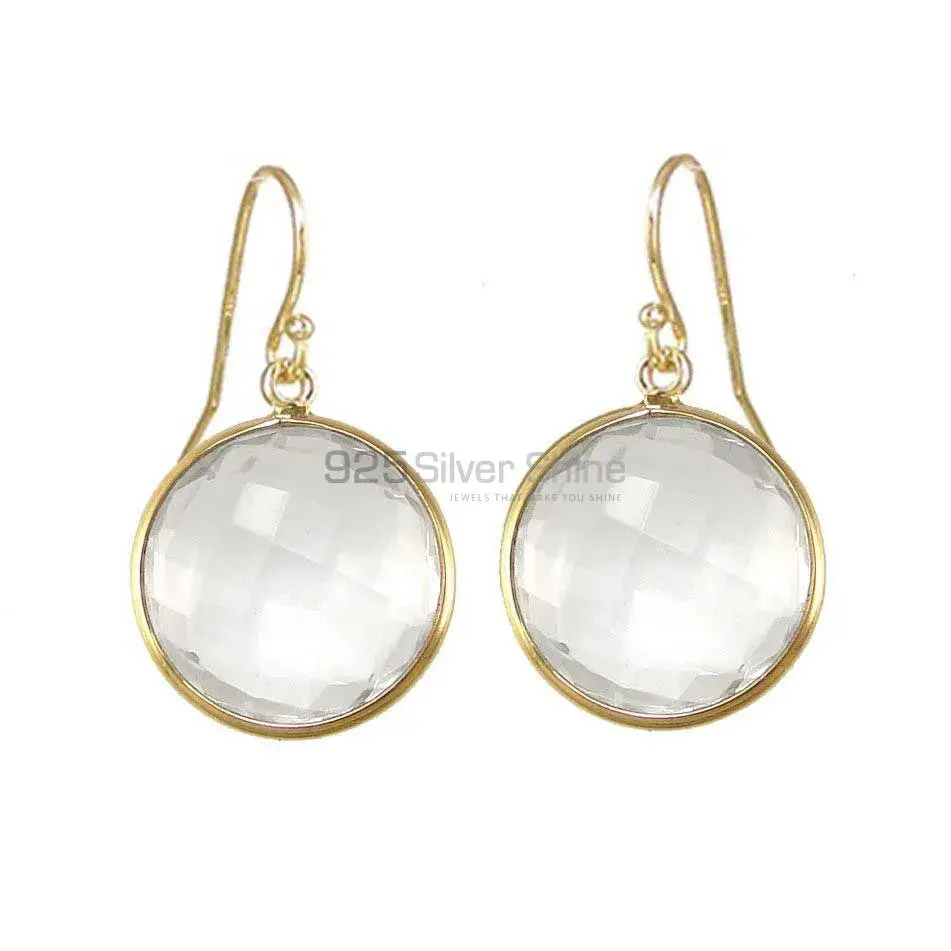 925 Sterling Silver Earrings Exporters In Semi Precious Crystal Gemstone 925SE1941