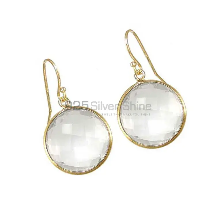 925 Sterling Silver Earrings Exporters In Semi Precious Crystal Gemstone 925SE1941_0