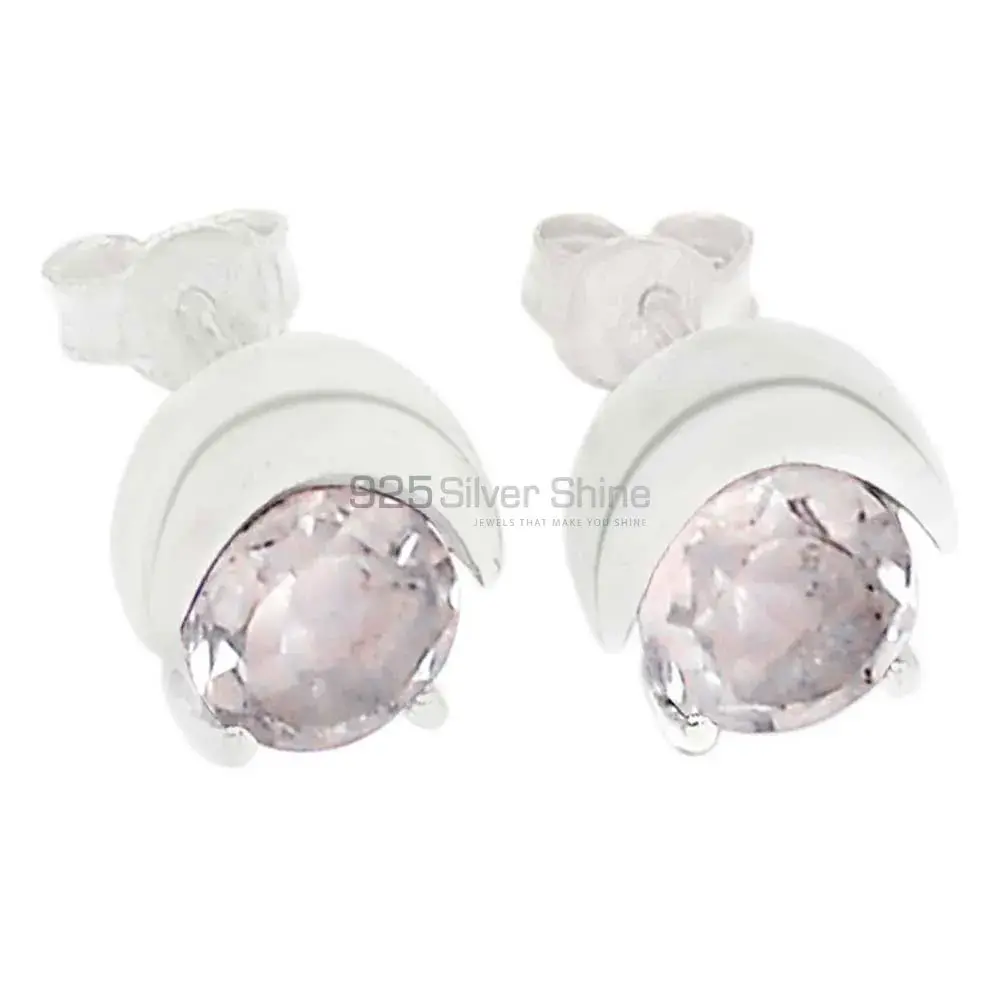 925 Sterling Silver Earrings In Genuine Crystal Gemstone 925SE331_0