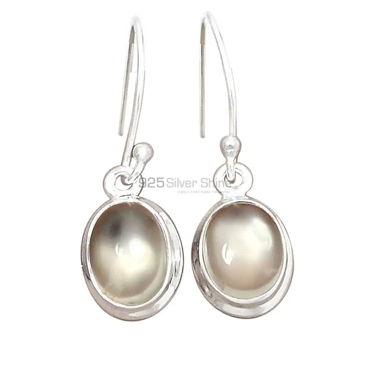 925 Sterling Silver Earrings Manufacturer In Natural Cat 'Eye Gemstone 925SE2360