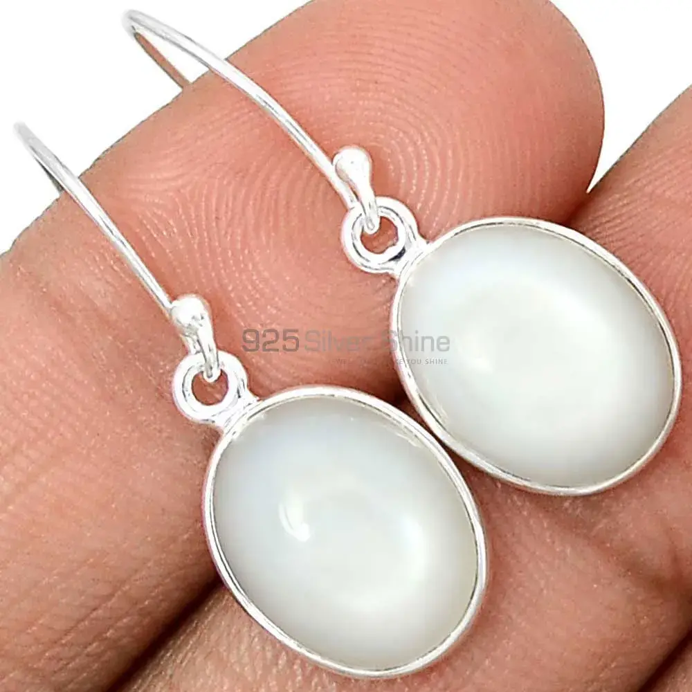 925 Sterling Silver Earrings Manufacturer In Semi Precious Mother Of Pearl Gemstone 925SE2361_0
