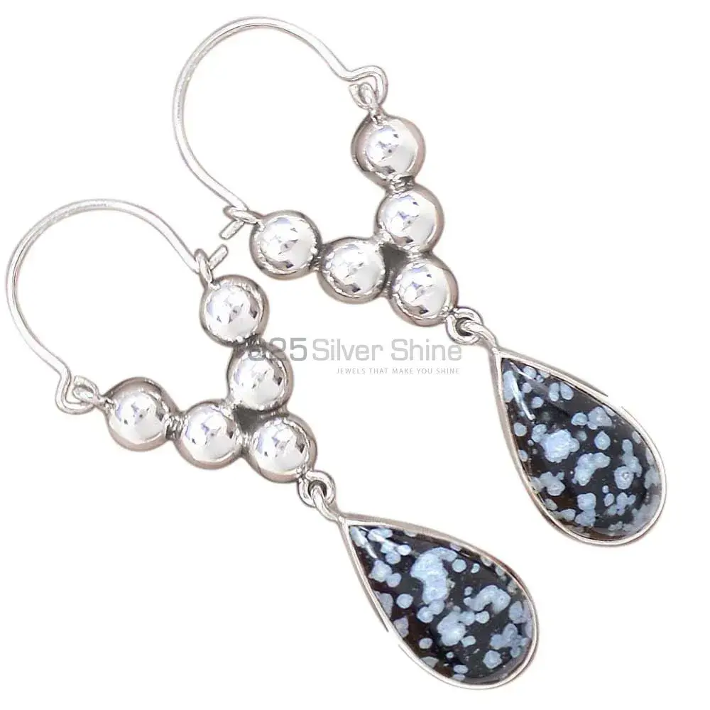 925 Sterling Silver Earrings Wholesaler In Genuine Gemstone 925SE3066_1