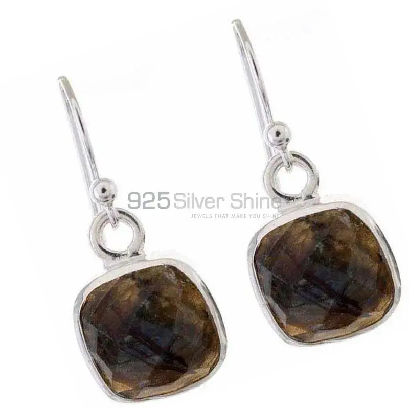 925 Sterling Silver Earrings Wholesaler In Natural Labradorite Gemstone 925SE1180_0