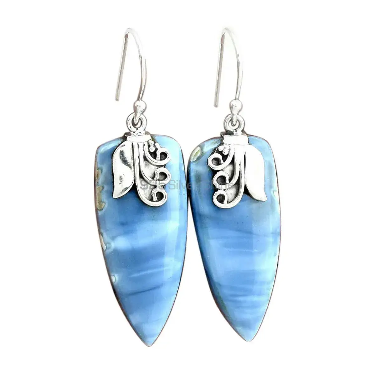 925 Sterling Silver Earrings In Semi Precious Agate Gemstone 925SE2510_0