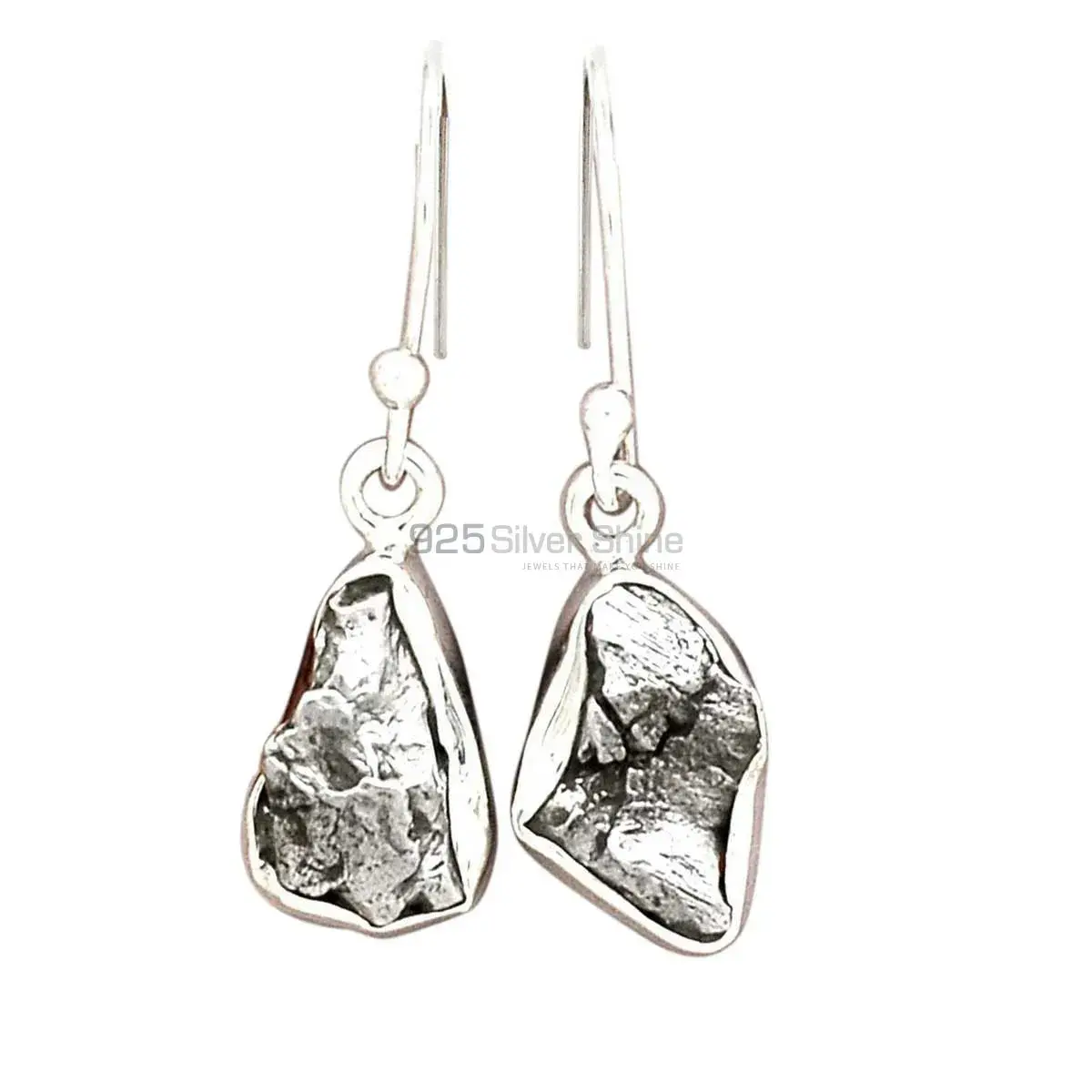 925 Sterling Silver Earrings In Semi Precious Pyrite Gemstone 925SE2273_0