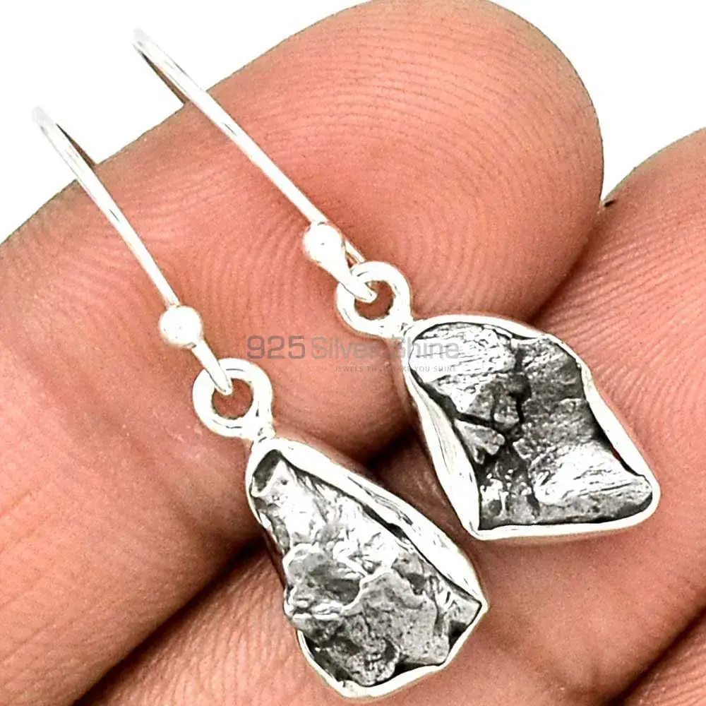 925 Sterling Silver Earrings In Semi Precious Pyrite Gemstone 925SE2273_1