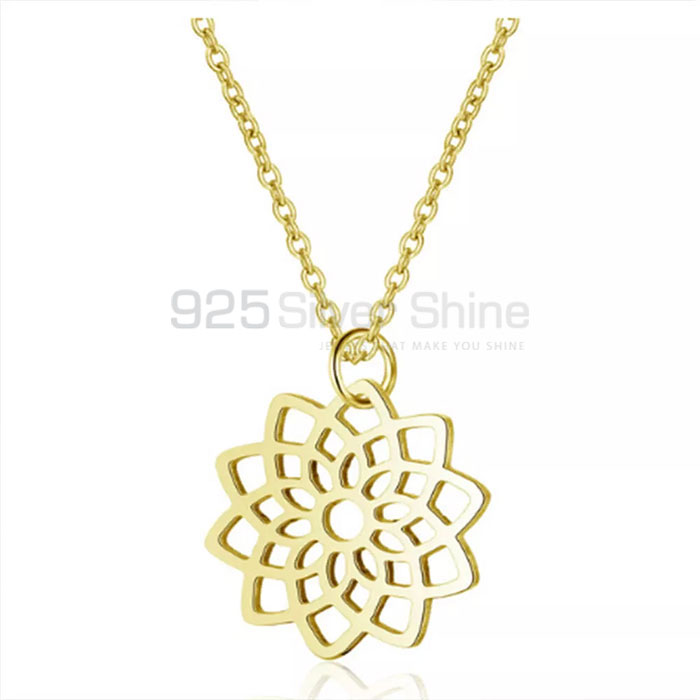 925 Sterling Silver Geometric Necklace Jewelry GMMN295_0