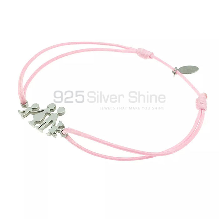 925 Sterling Silver Family Minimalist Charm Bracelet FAMB107_0