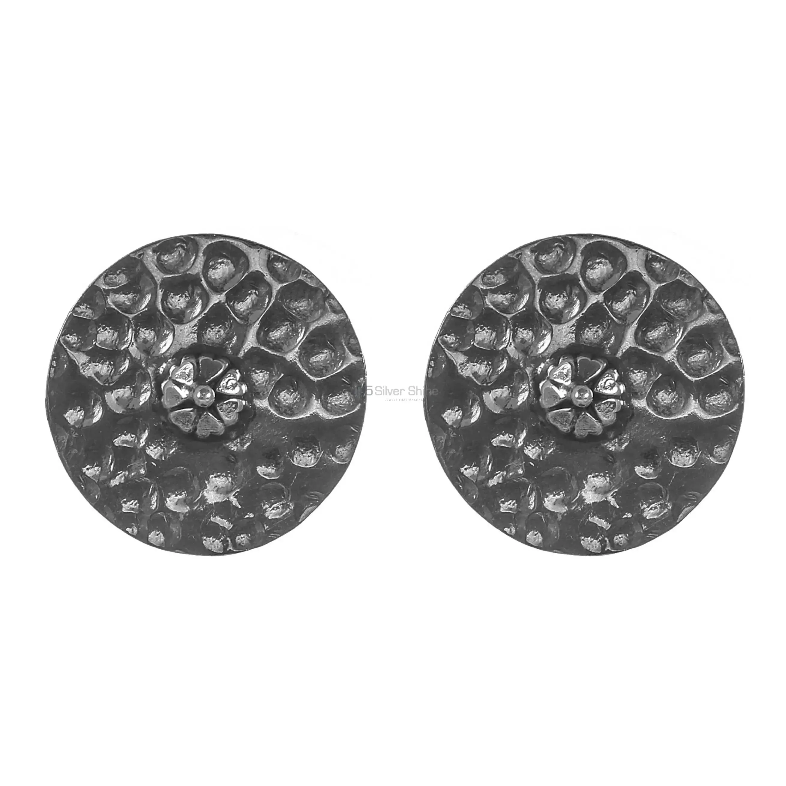 925 Sterling Silver Hammer Earrings 925SE250