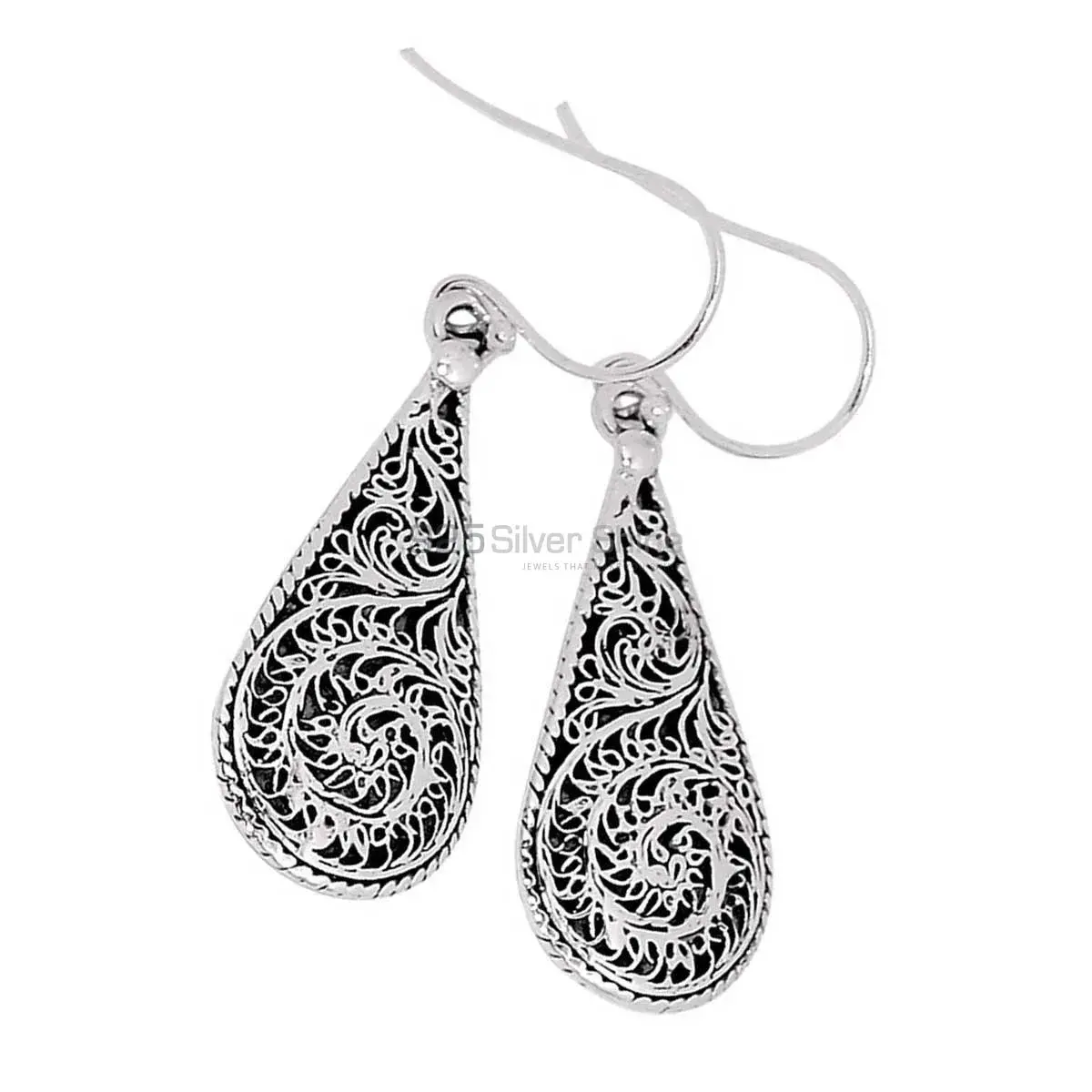 925 Sterling Silver Handmade Earrings Exporters 925SE2859_2