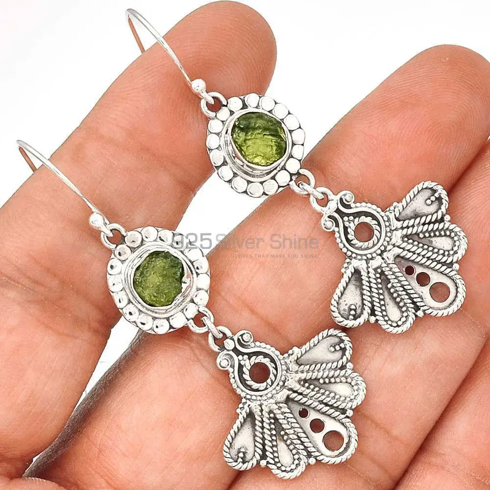 925 Sterling Silver Handmade Earrings Exporters In Moldavate Gemstone Jewelry 925SE3096_0