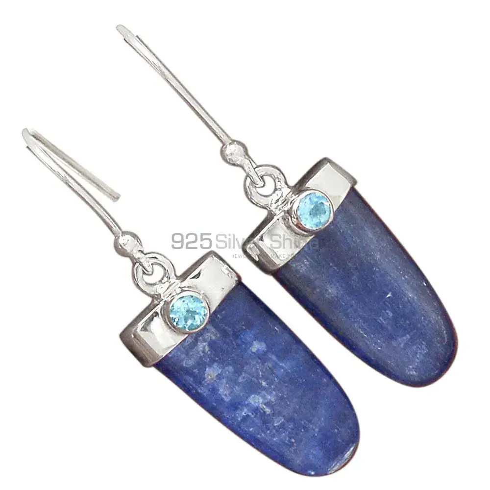925 Sterling Silver Handmade Earrings In Multi Gemstone Jewelry 925SE2780_0