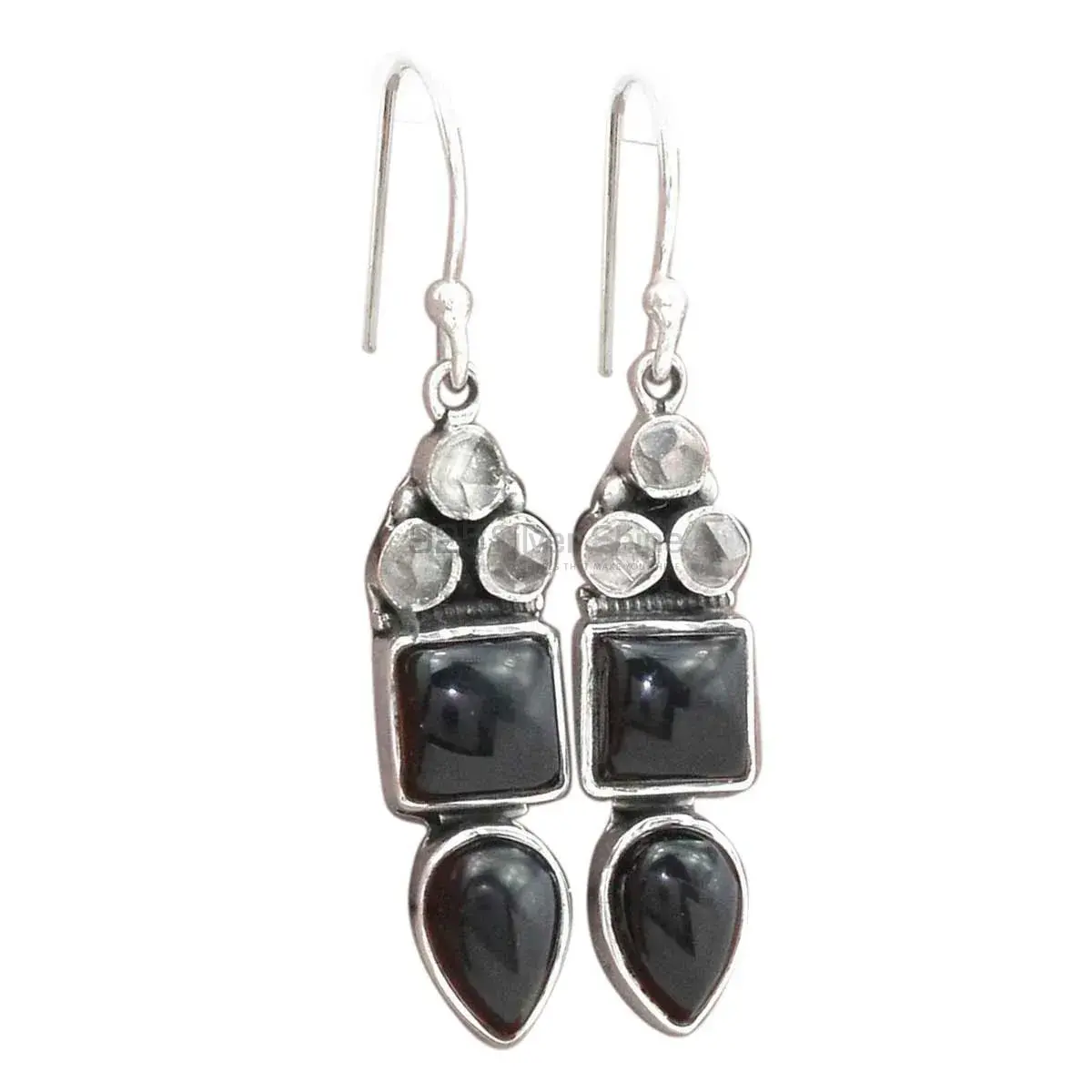 925 Sterling Silver Handmade Earrings In Multi Gemstone Jewelry 925SE2460_0