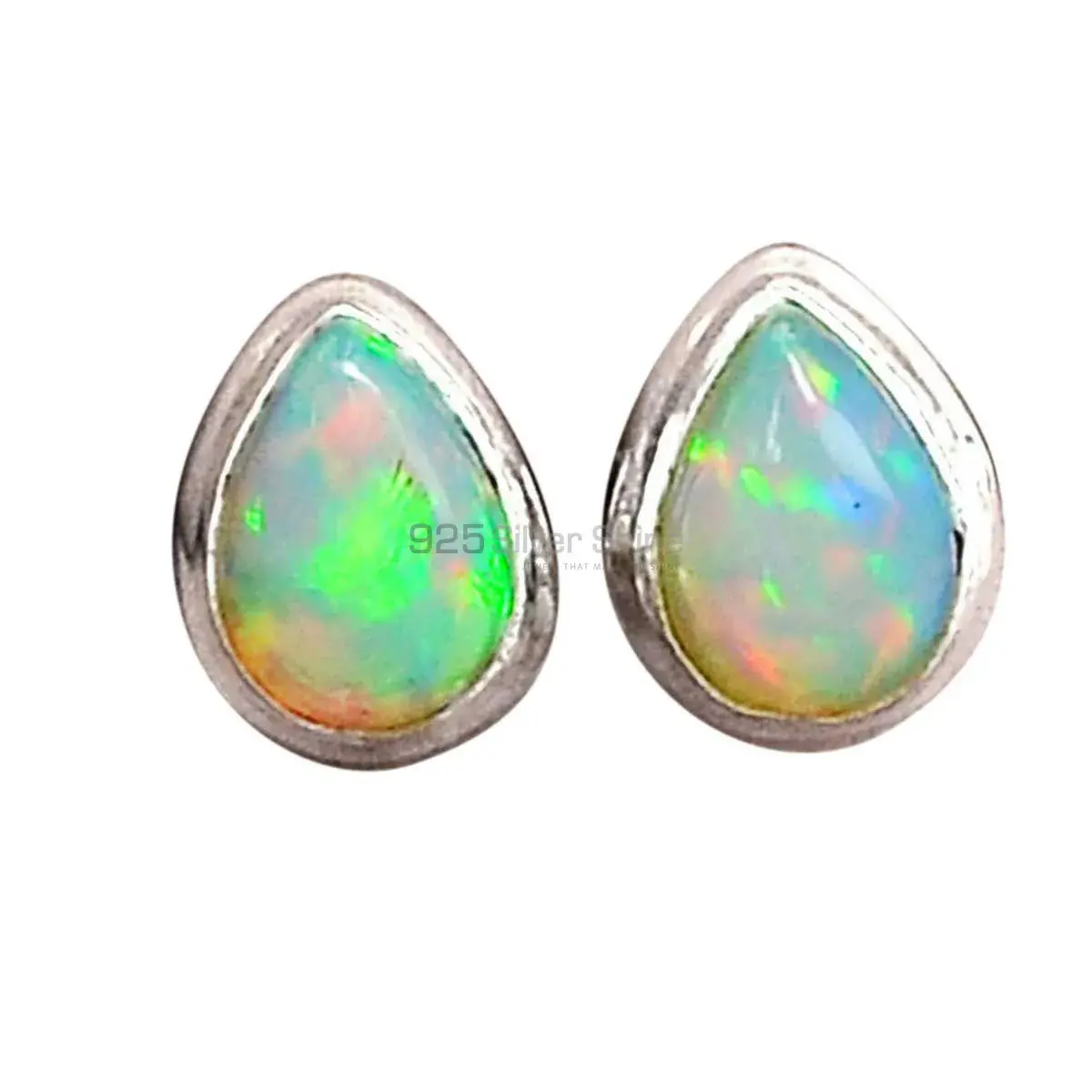 925 Sterling Silver Handmade Earrings In Opal Gemstone Jewelry 925SE2065