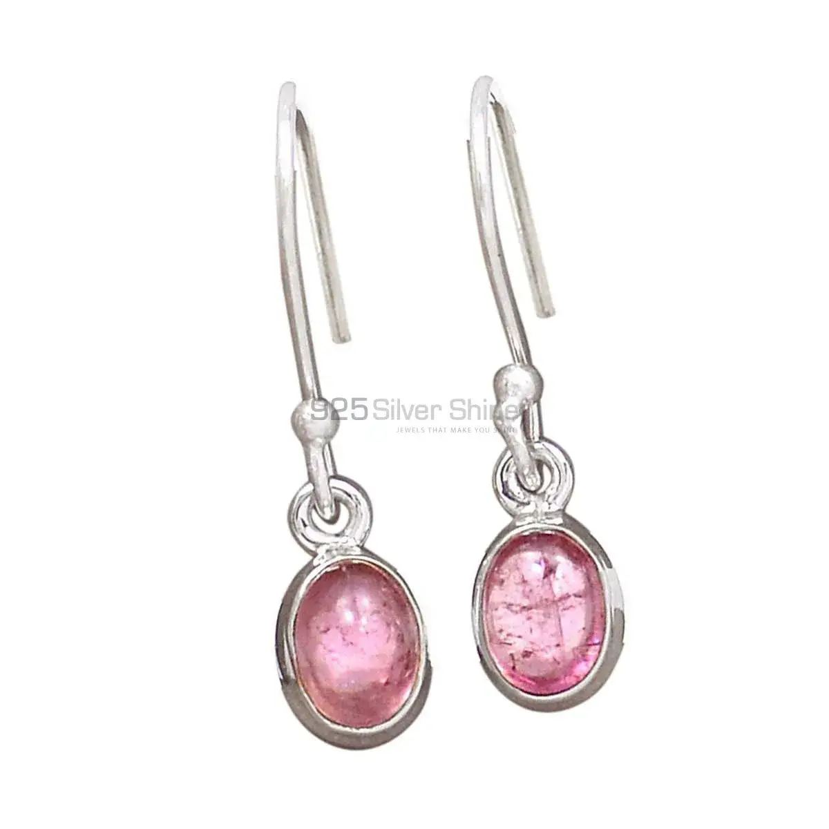 925 Sterling Silver Handmade Earrings In Garnet Gemstone Jewelry 925SE2691_0