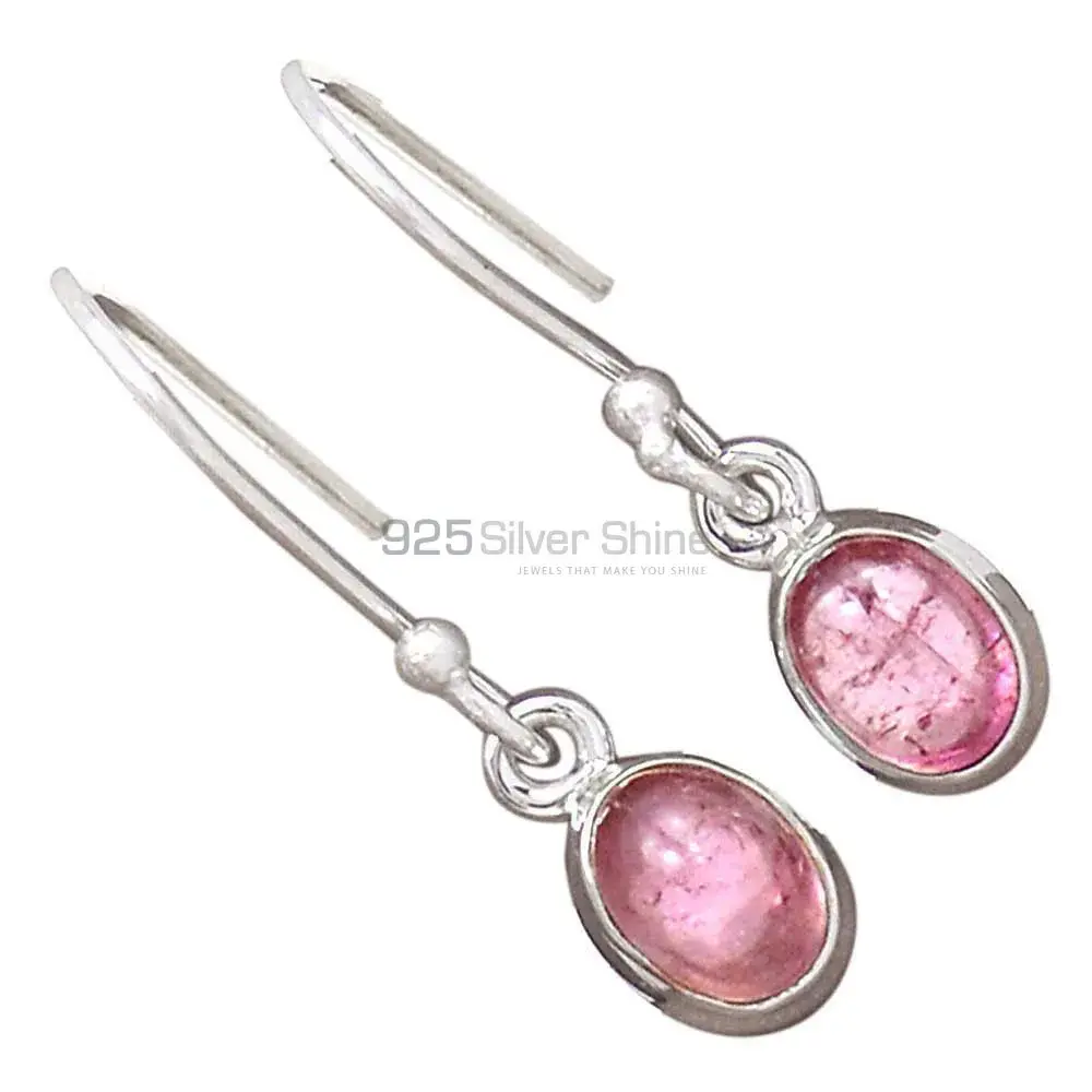 925 Sterling Silver Handmade Earrings Suppliers In Garnet Gemstone Jewelry 925SE2691_0
