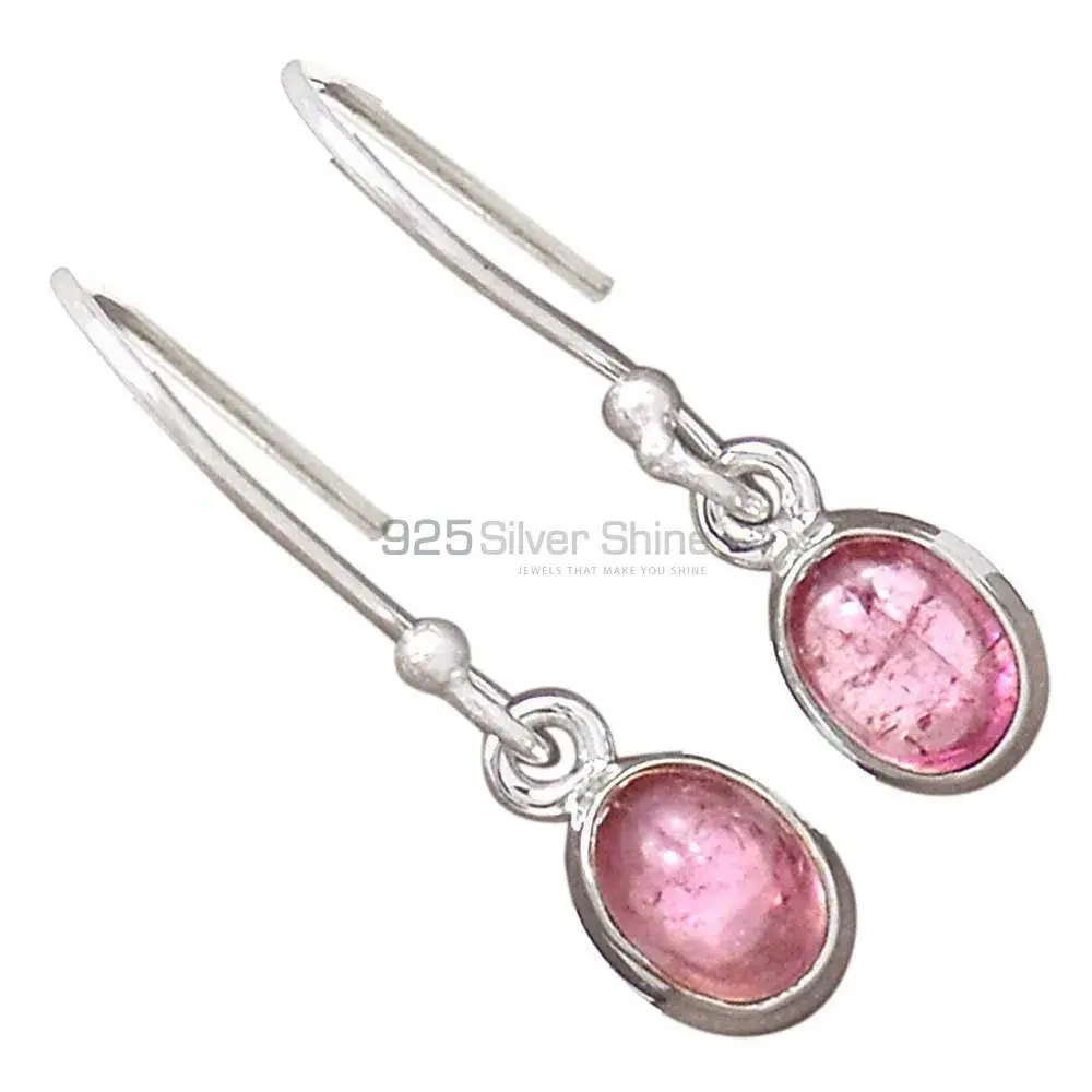 925 Sterling Silver Handmade Earrings In Garnet Gemstone Jewelry 925SE2691_1