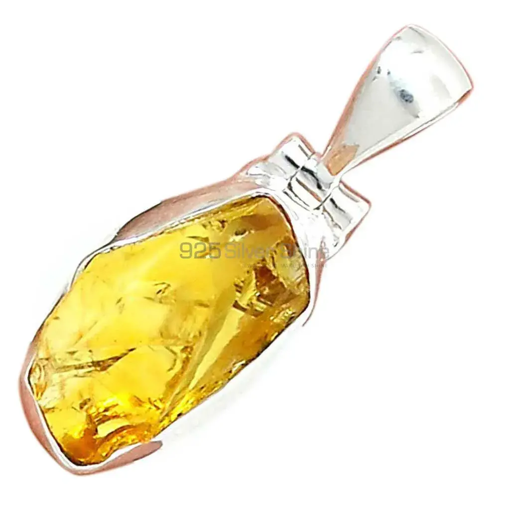 925 Sterling Silver Handmade Pendants In Citrine Gemstone Jewelry 925SP189-3_11