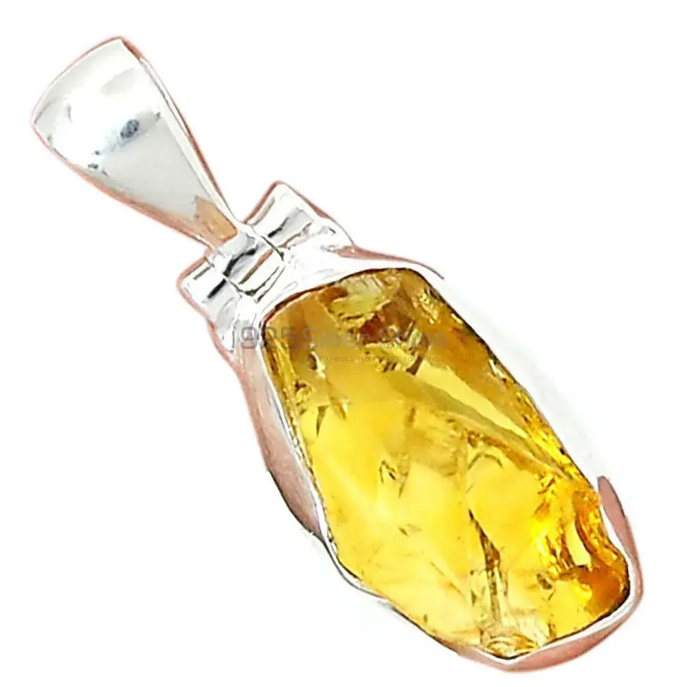 925 Sterling Silver Handmade Pendants In Citrine Gemstone Jewelry 925SP189-3_14