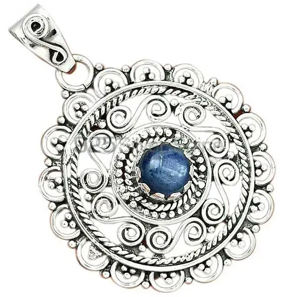 925 Sterling Silver Handmade Pendants In Kyanite Gemstone Jewelry 925SP19-2_1