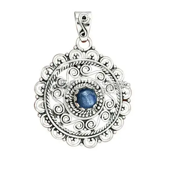 925 Sterling Silver Handmade Pendants In Kyanite Gemstone Jewelry 925SP19-2_2